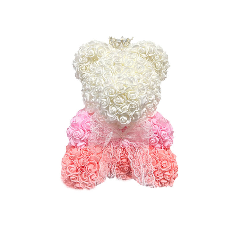 Gradient Bear Three Color Bears Christmas Creative Ornaments